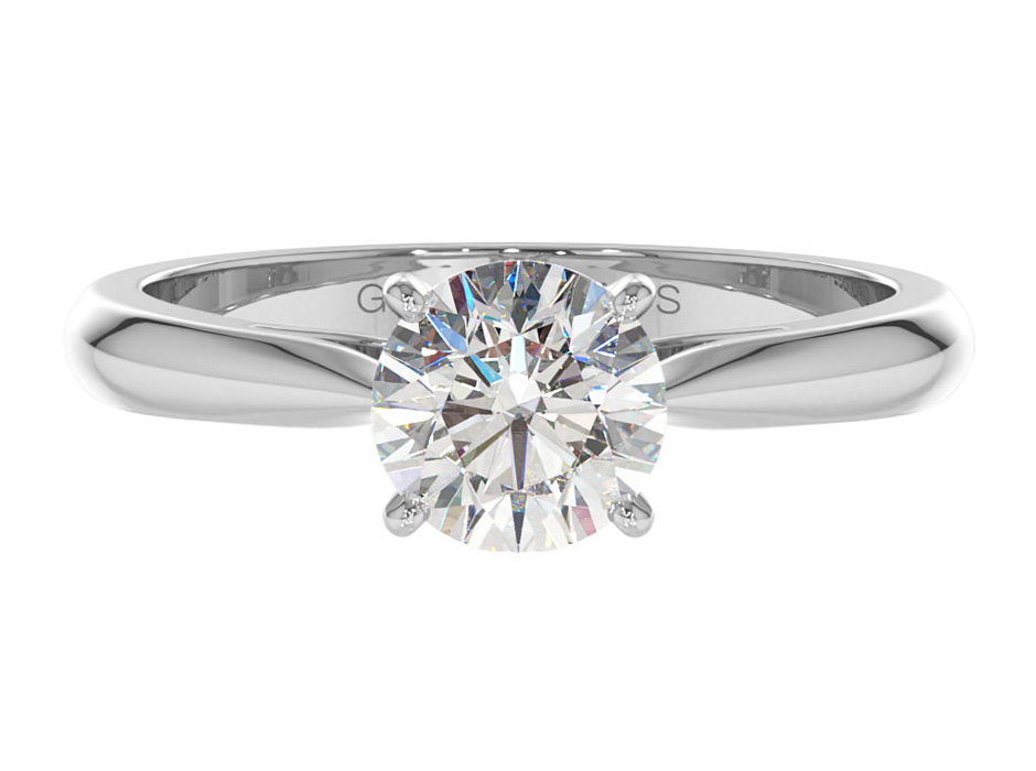 A ring with a diamond 1.50 ct